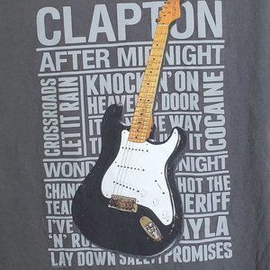 Eric Clapton 70th Birthday 2015 Tour Shirt